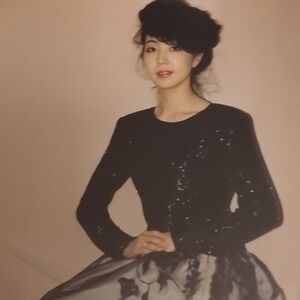 Young Sookhan Sequin Black Or White Dresses